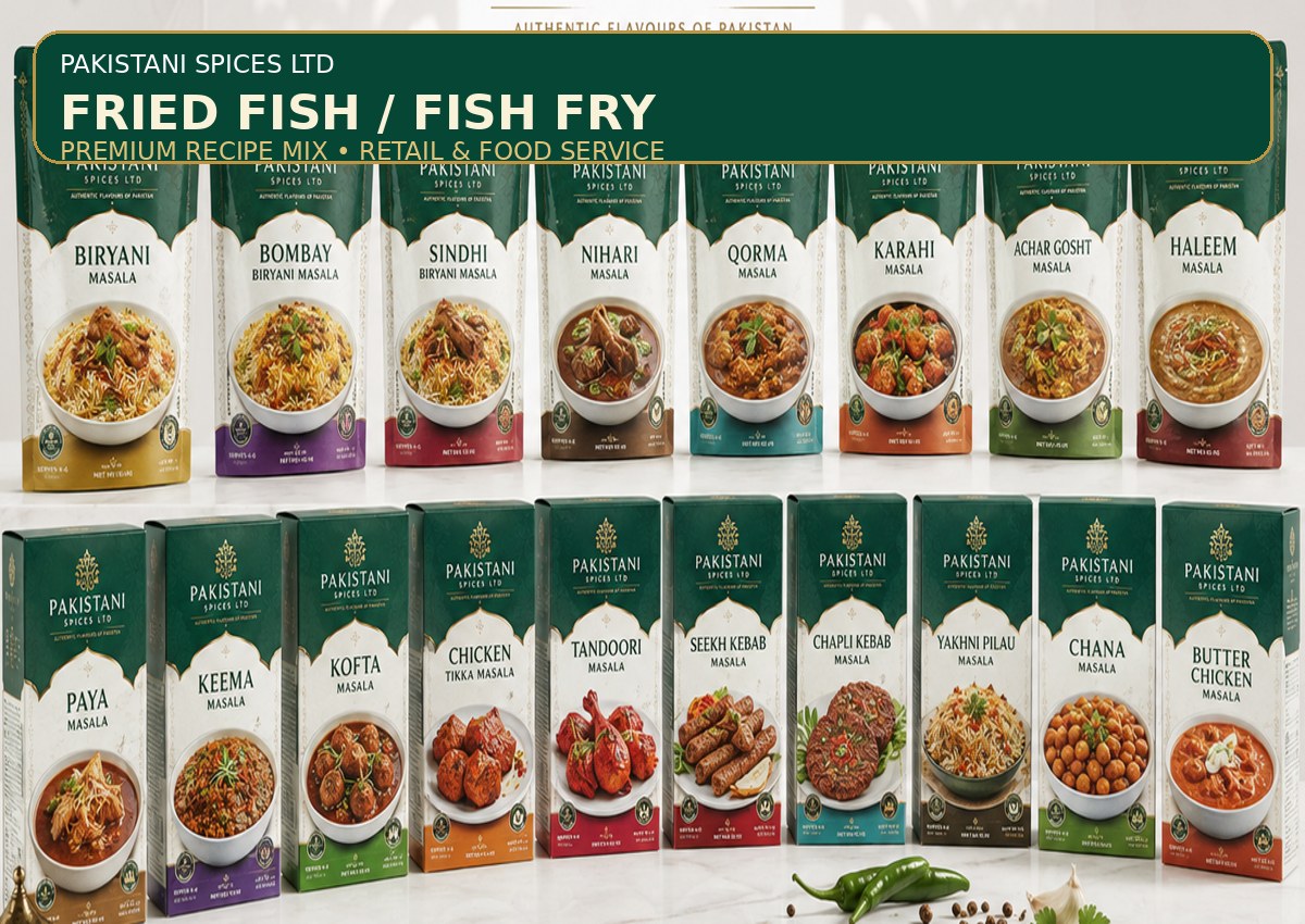 Fish, Fried & Snack Mixes packaging